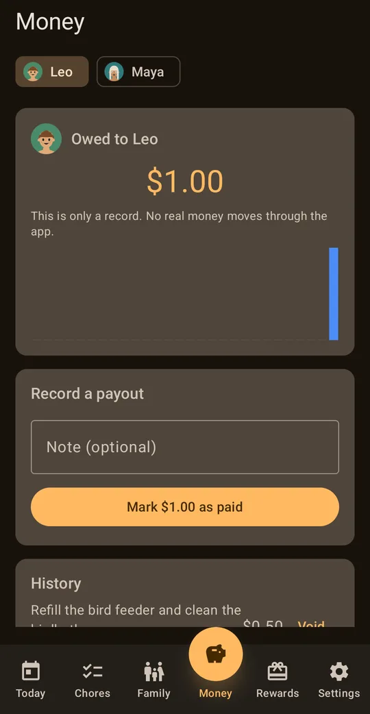 Family Chores: Chore Chart on Google Play, screen 4