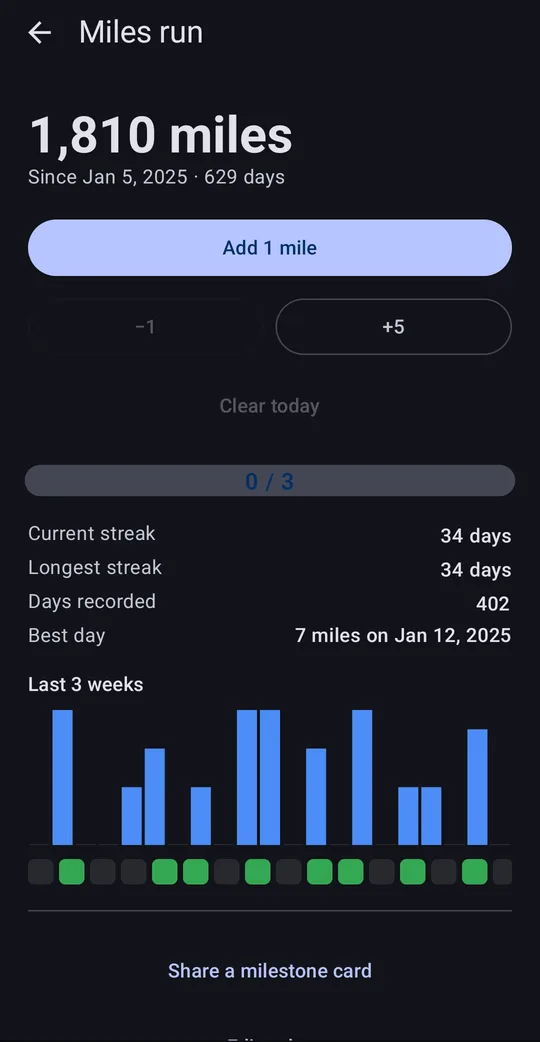 Lifetime Stats: Tally Counter on Google Play, screen 5