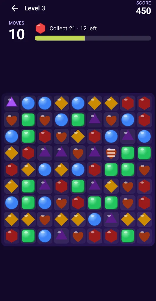 Gemline: Match 3 Puzzle on Google Play, screen 3