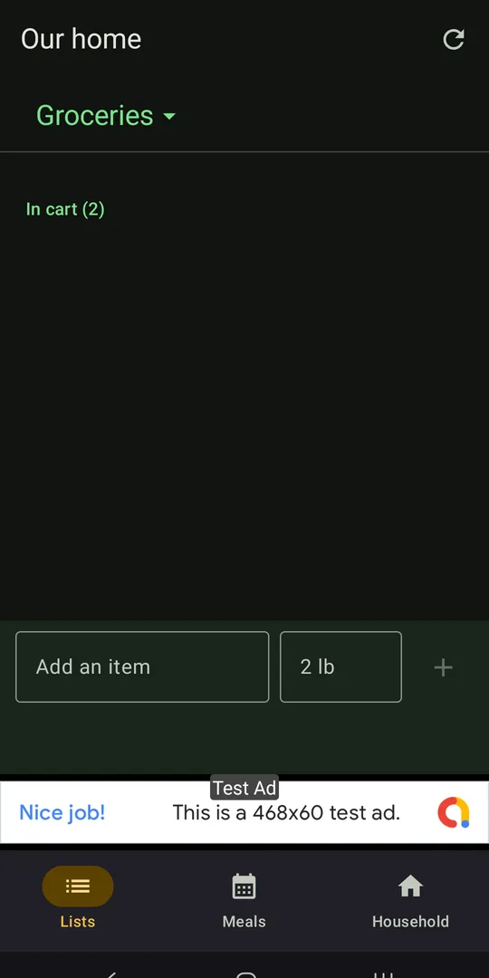 OurList: Shared Grocery List on Google Play, screen 2