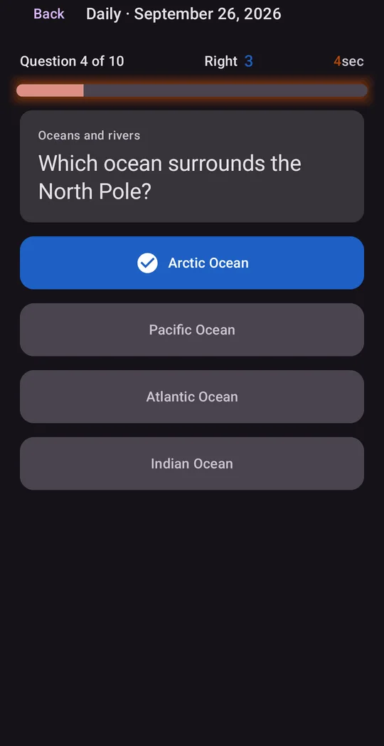 Quiz Arena: Daily Trivia Duel on Google Play, screen 2