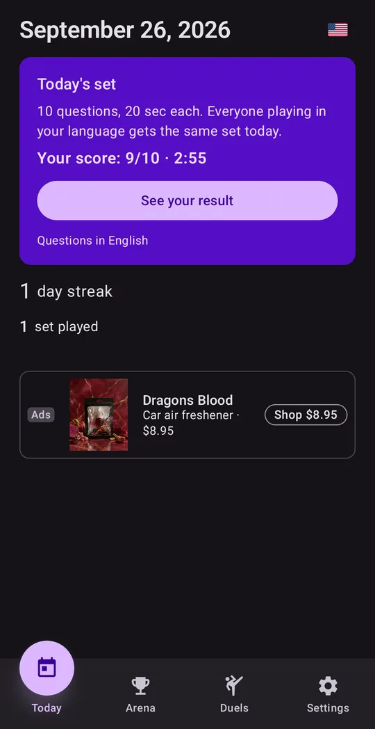 Quiz Arena: Daily Trivia Duel on Google Play, screen 5