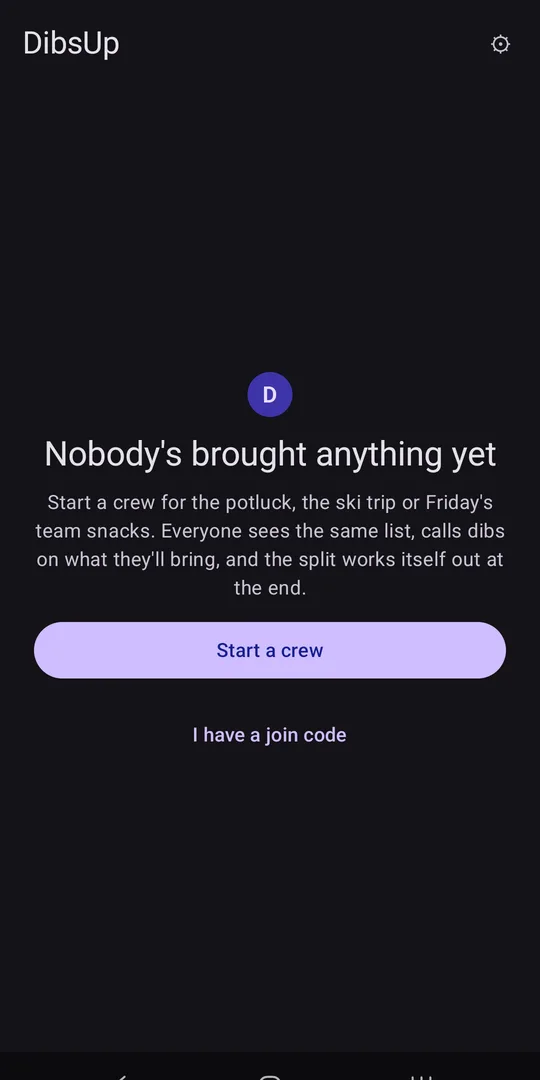 DibsUp: Ortak Liste, Hesap Böl, Google Play'de ekran 1