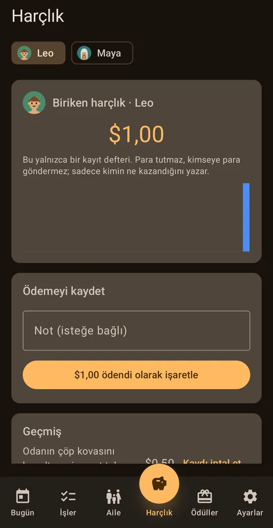 Family Chores: Ev İşi, Harçlık, Google Play'de ekran 4