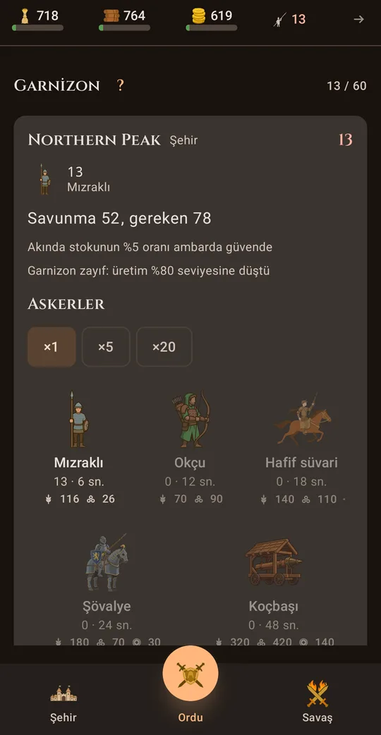 Garrison: Orta Çağ Savaş Oyunu, Google Play'de ekran 3