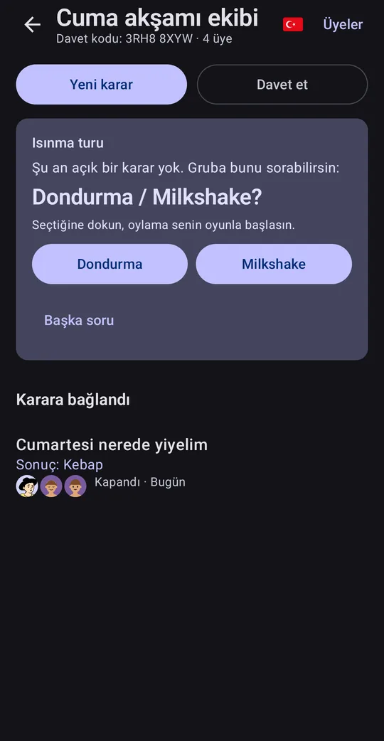 Pickle: Grup Oylaması ve Anket, Google Play'de ekran 3