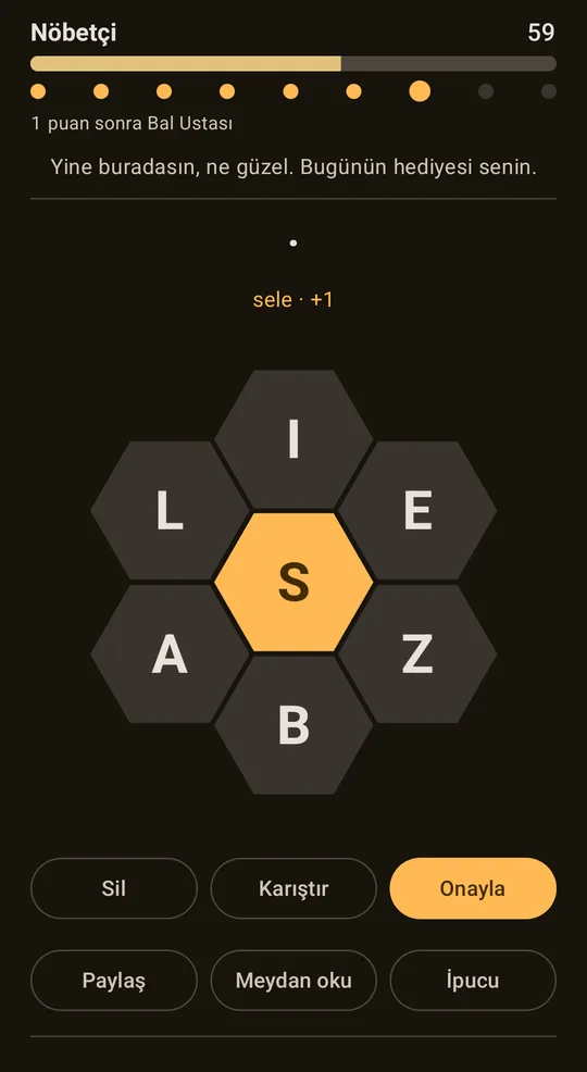 Honeycomb: Günlük Kelime Oyunu, Google Play'de ekran 1