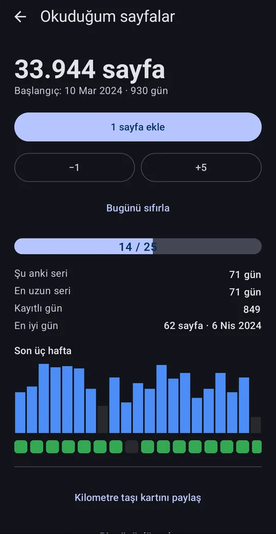 Lifetime Stats: Çetele Sayacı, Google Play'de ekran 2