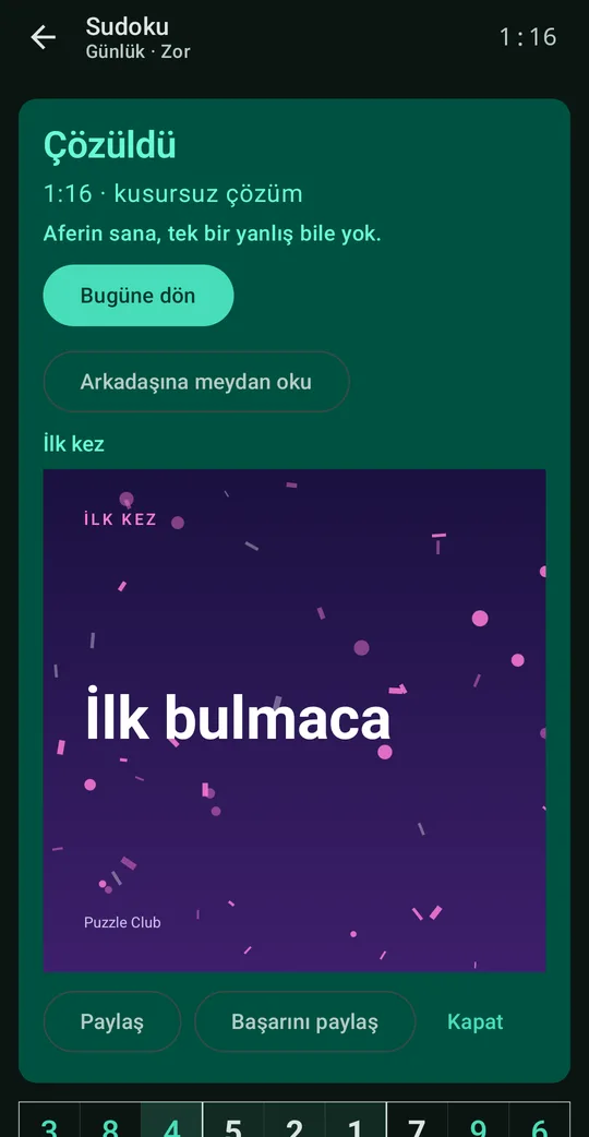 Puzzle Club: Sudoku, Bulmaca, Google Play'de ekran 4