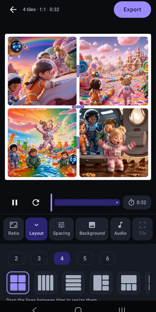 Video Collage Studio - Kolaj, Google Play'de ekran 2