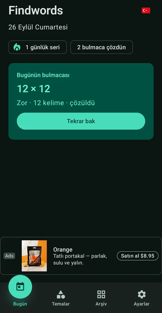 Findwords: Kelime Avı Bulmaca, Google Play'de ekran 5