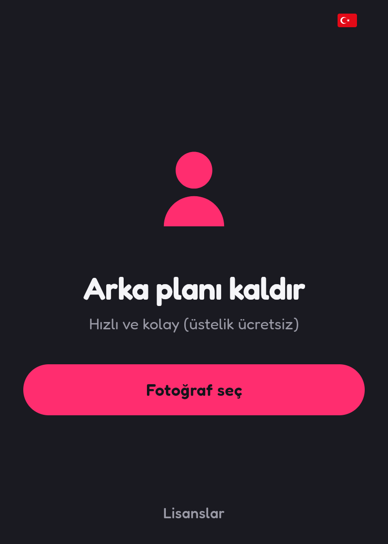 Photo Background Remover ekranı