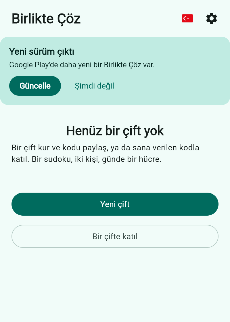 Solve Together ekranı