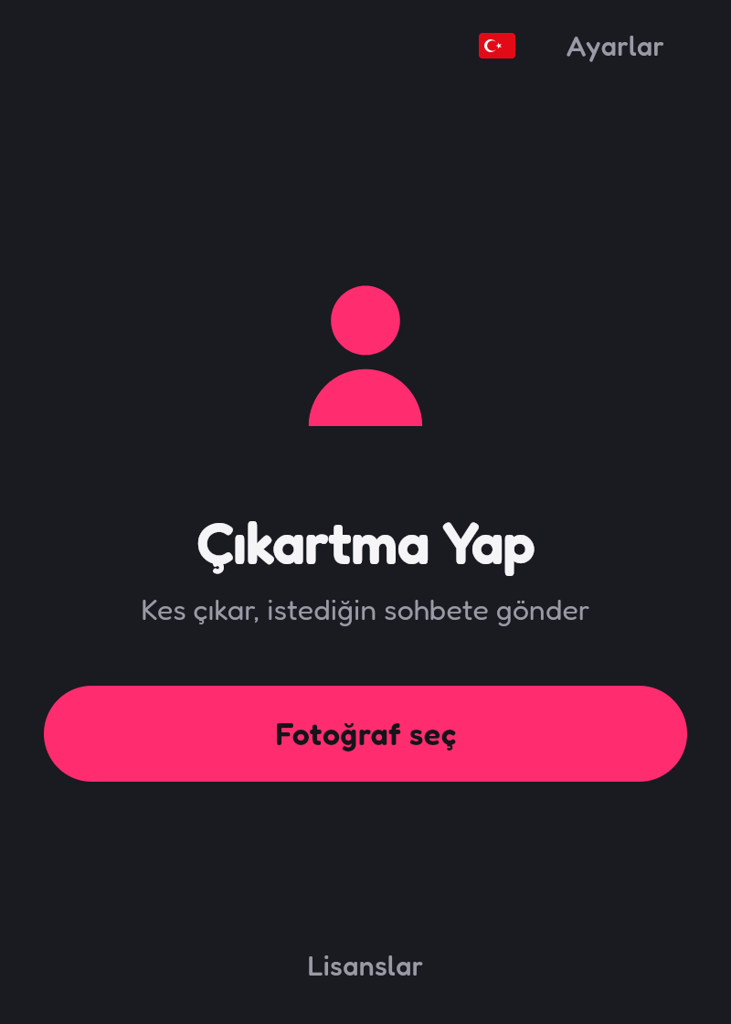 Sticker Studio ekranı